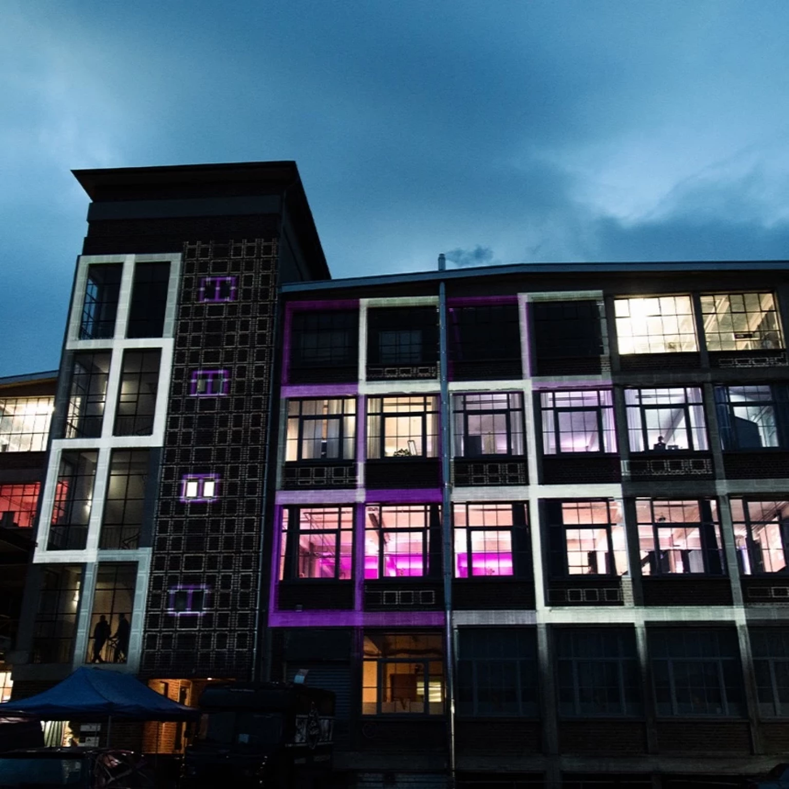 Lichtkunst-Installation Übernacht Neheim
