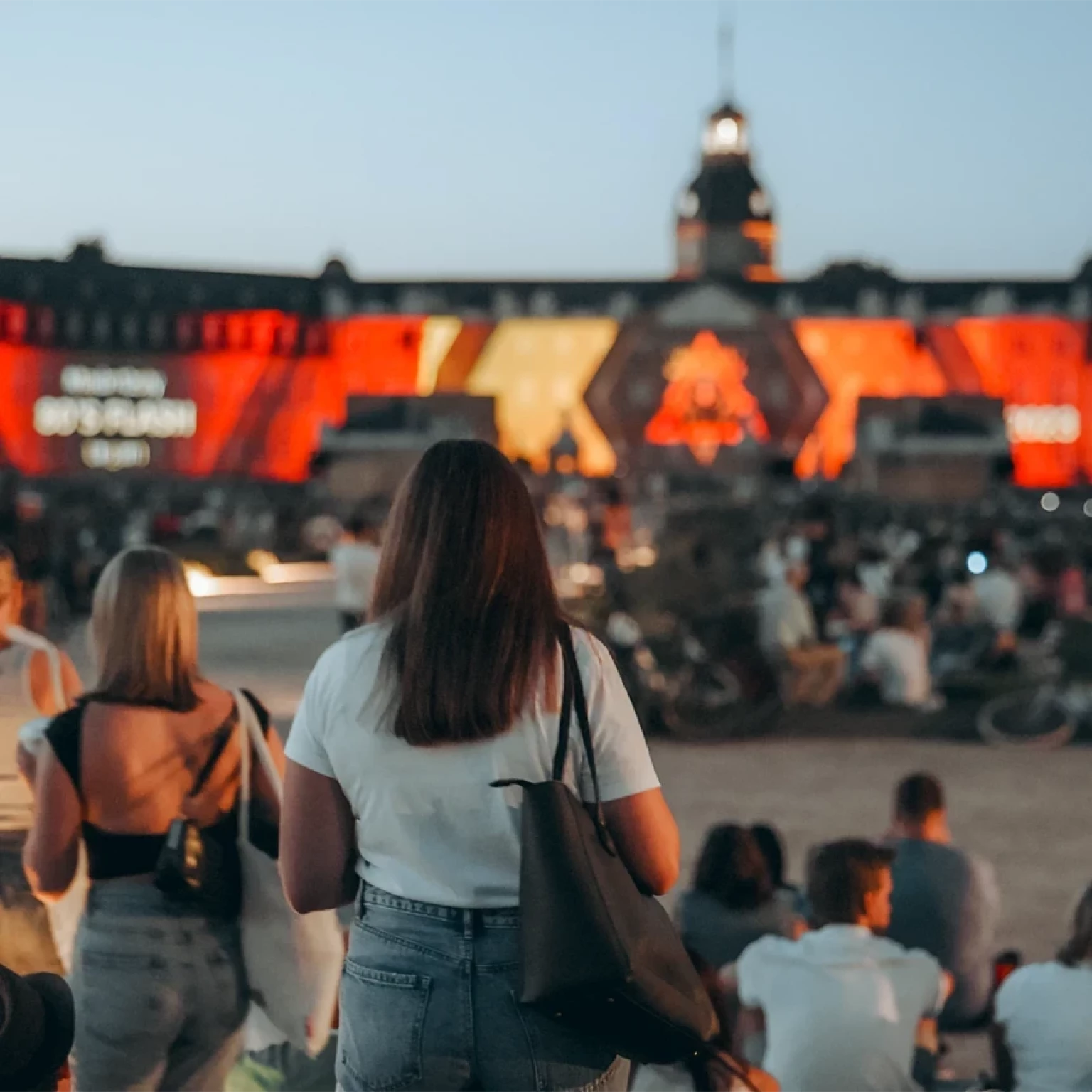 Schlosslichtspiele Karlsruhe: Since 2022, TNL GmbH has been producing projection content for the palace - ranging from show announcements to sponsor clips—experienced live by the audience.