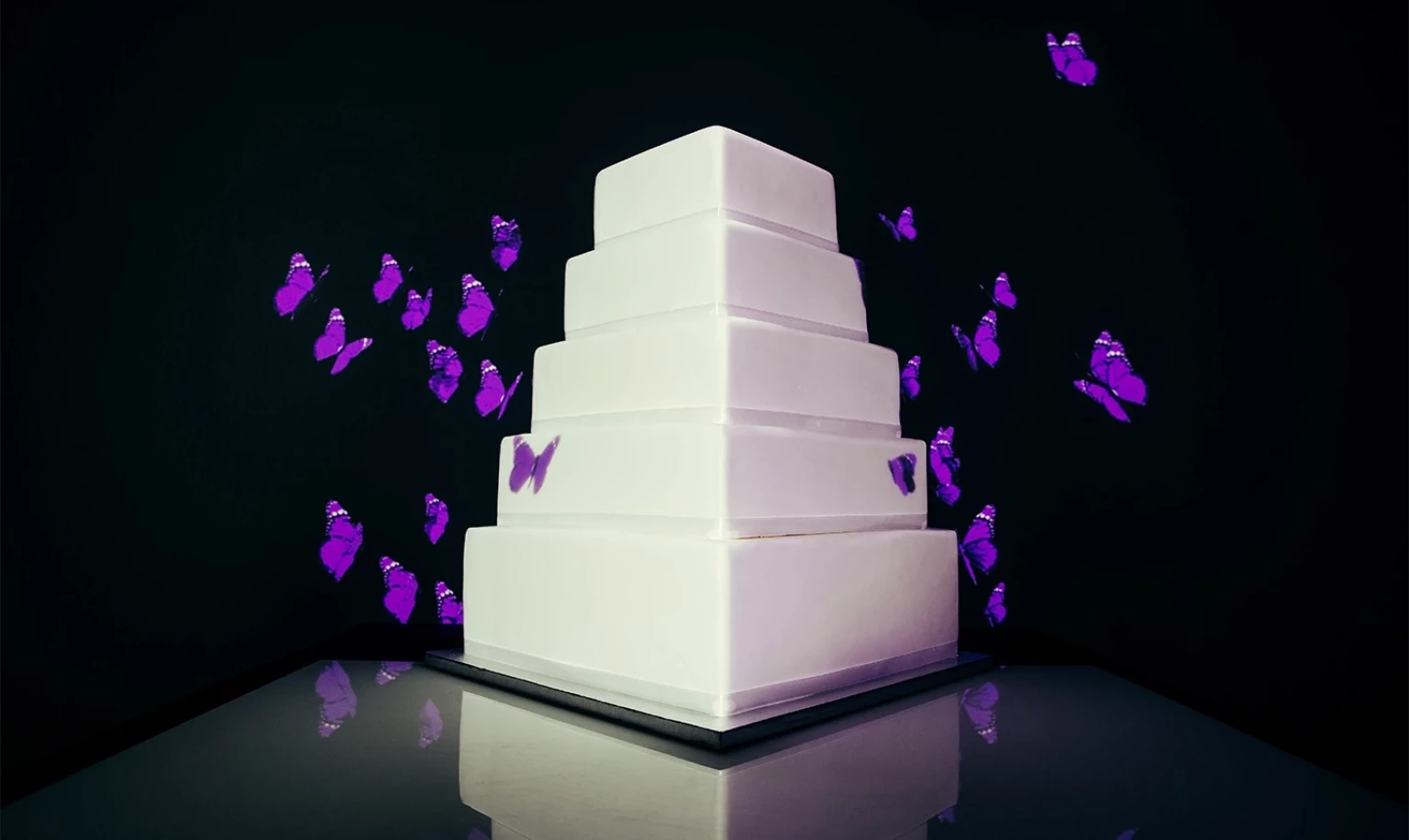 Cake Mapping Hochzeitstorte