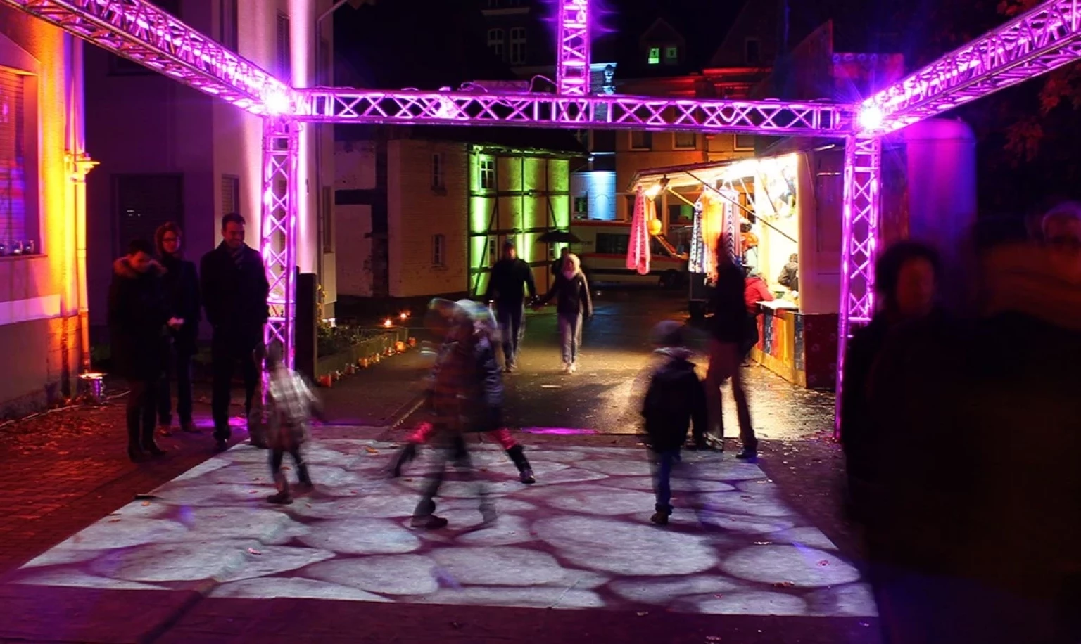 Floor Projection Light Festival